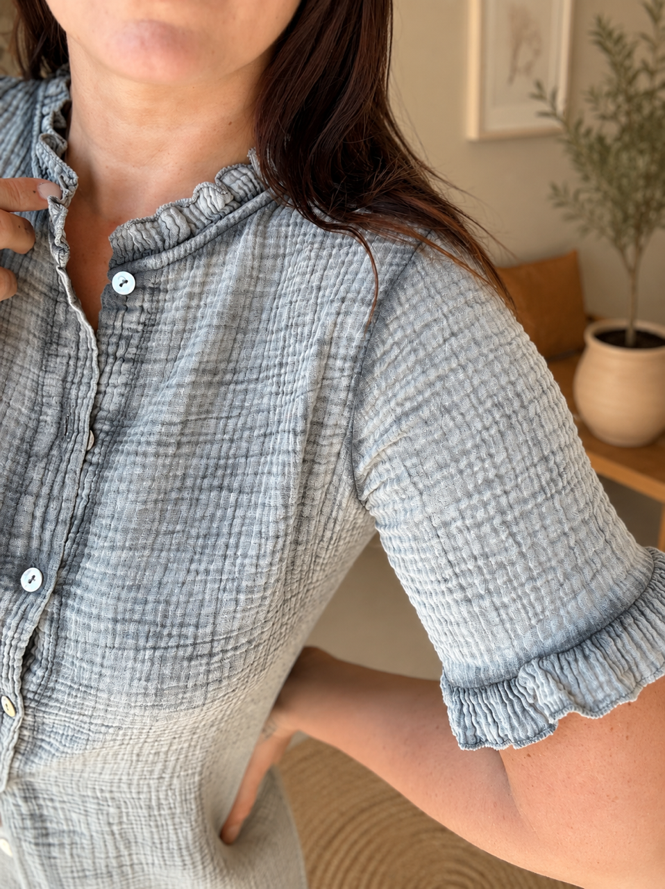 Chemise Gaz de coton