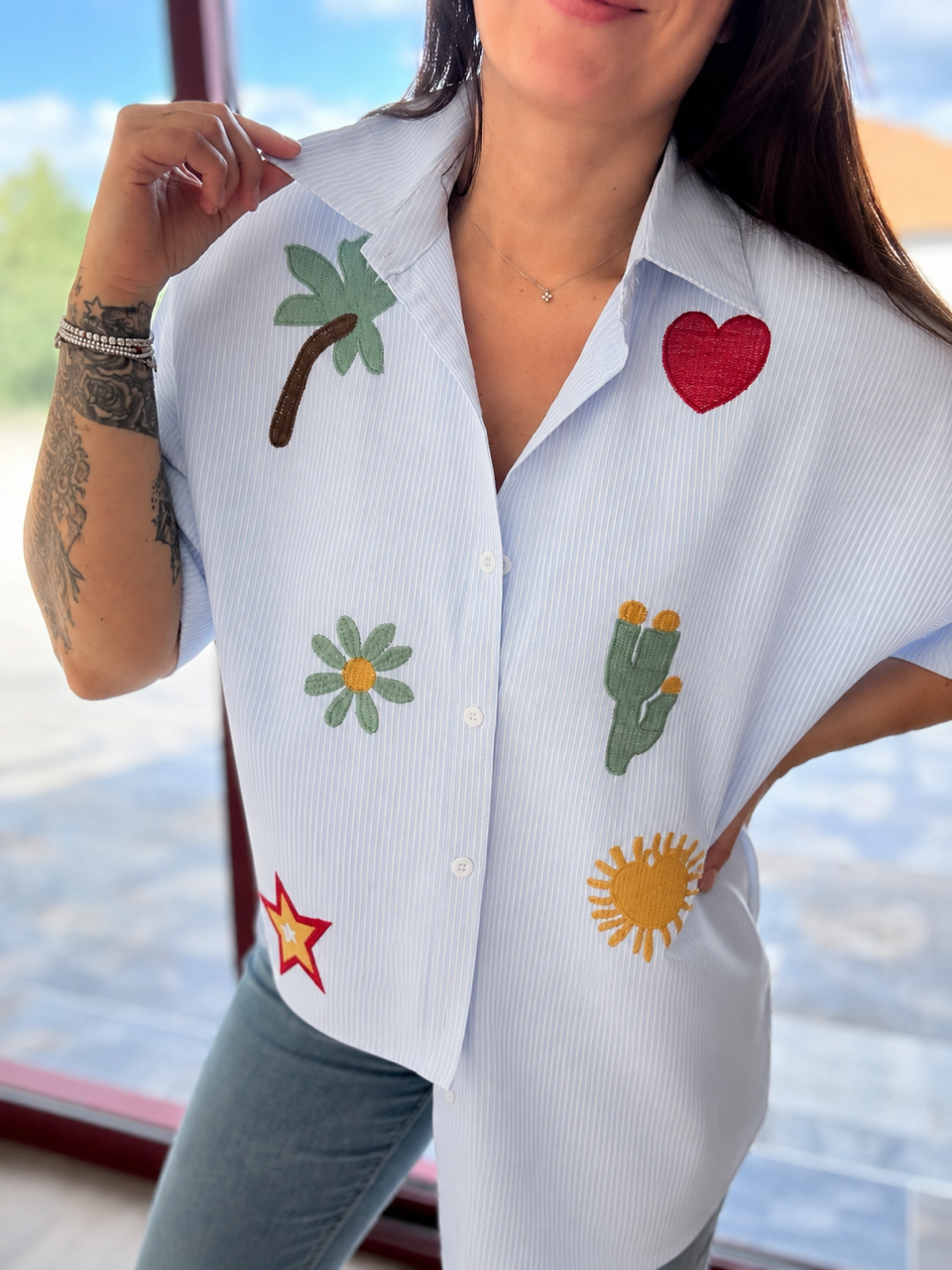 Blouse Chemise Brodé