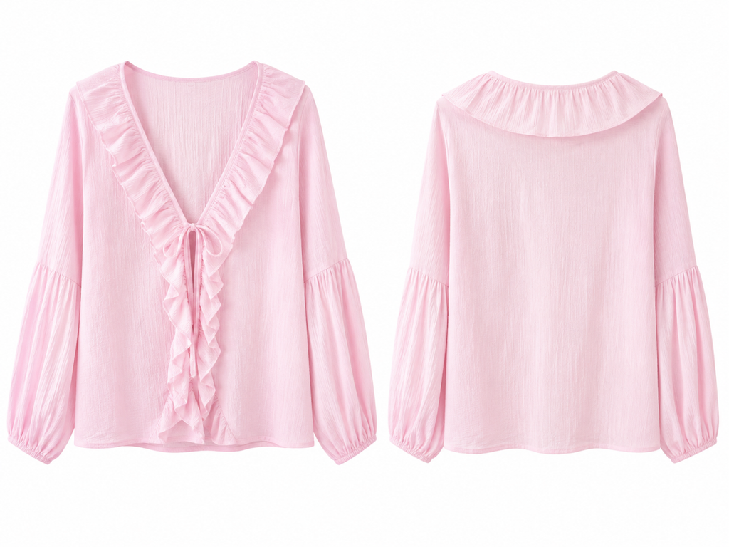 Blouse à lacets