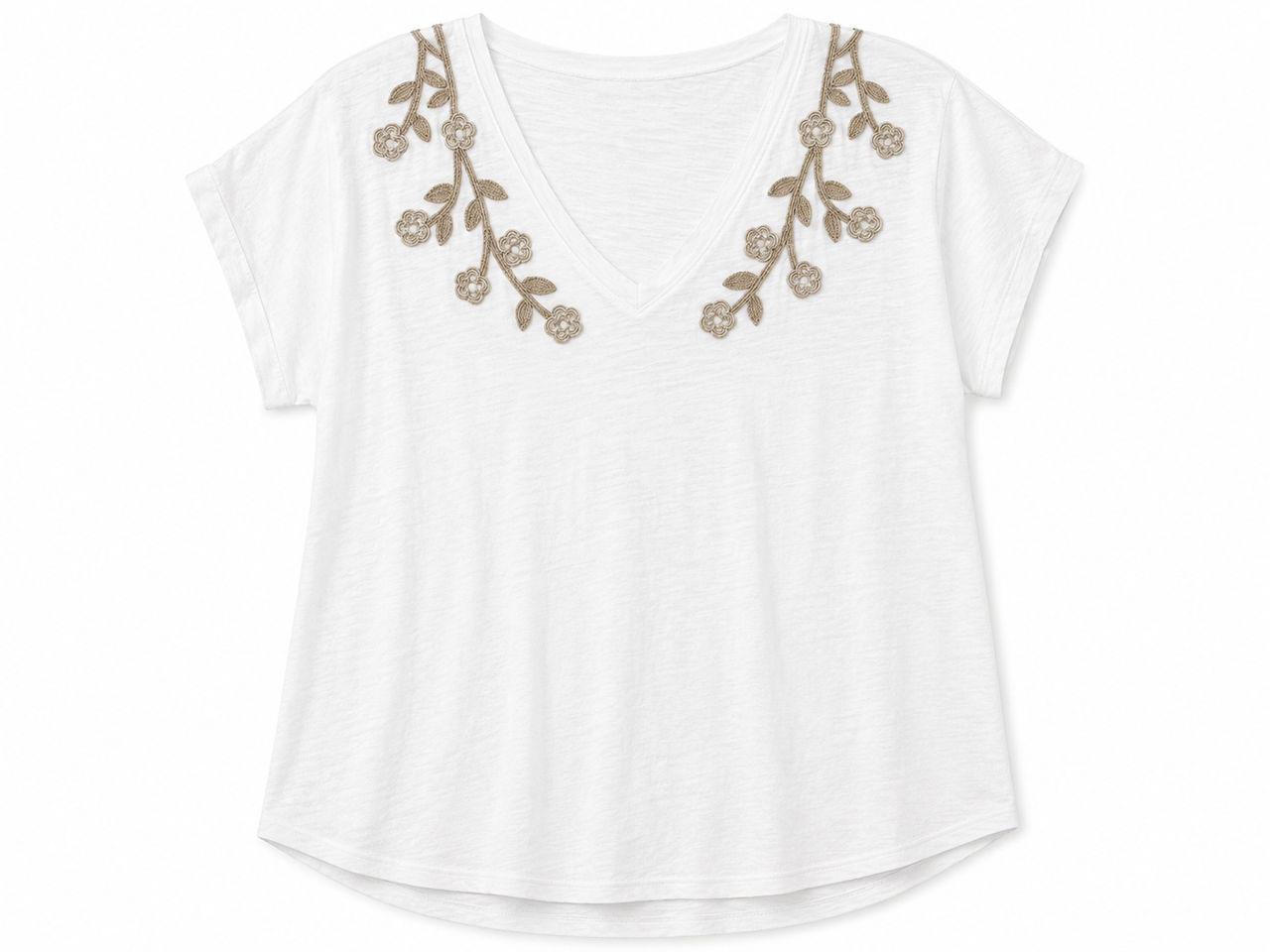 Tee shirt Fleurs Solaya