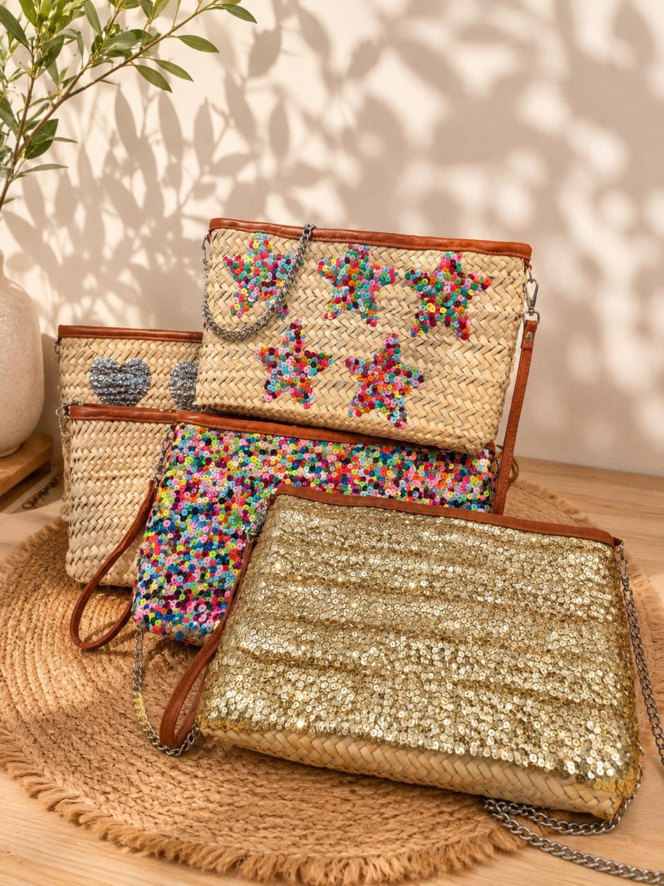 Pochette Marrakech Argenté
