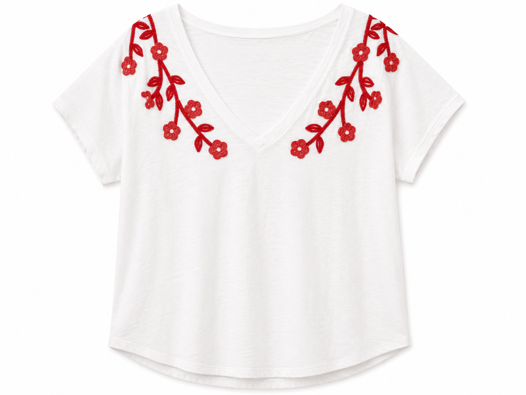 Tee shirt Fleurs Solaya