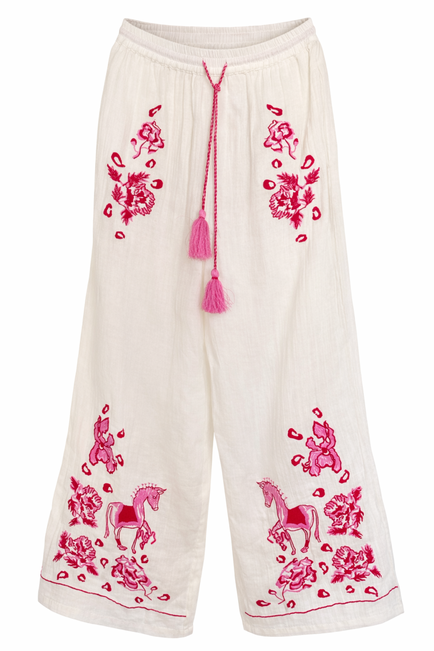 Chemise Brodé gaz de coton