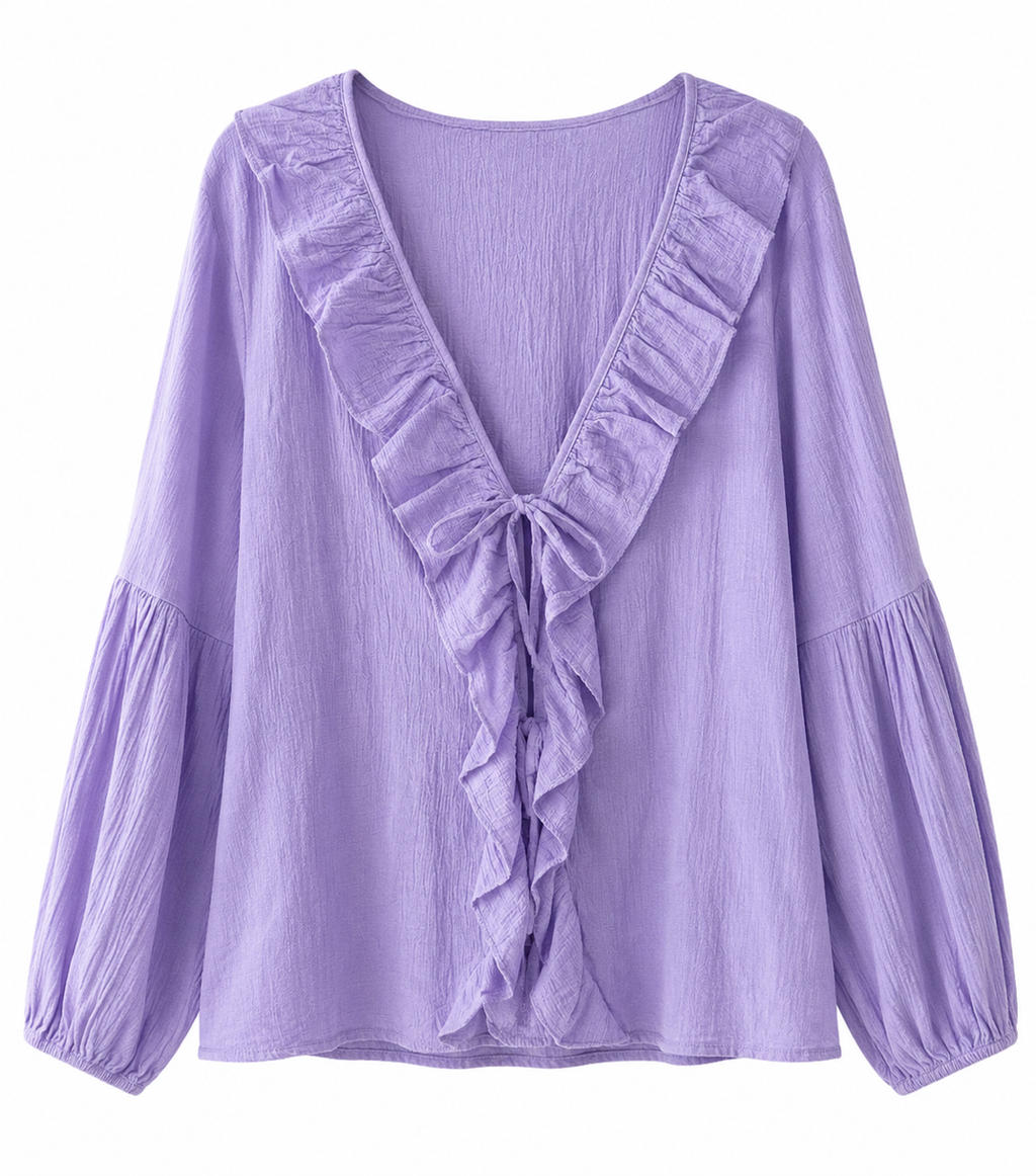 Blouse à lacets