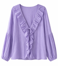 Blouse à lacets