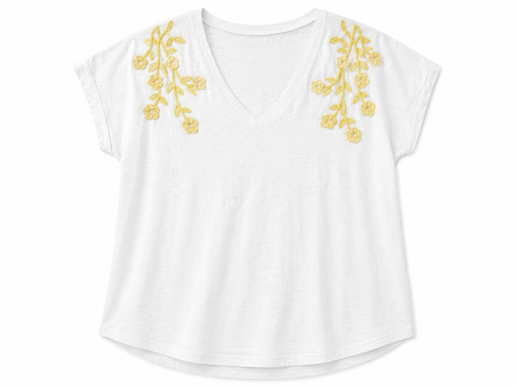 Tee shirt Fleurs Solaya