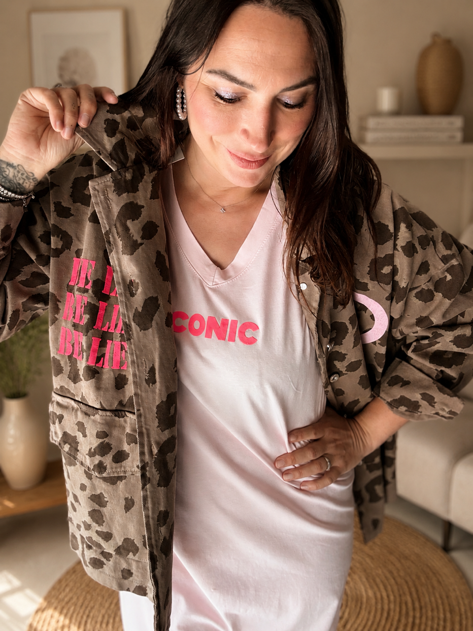 VESTE LEOPARD LOVE EDIT