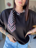 Sweat avec foulard