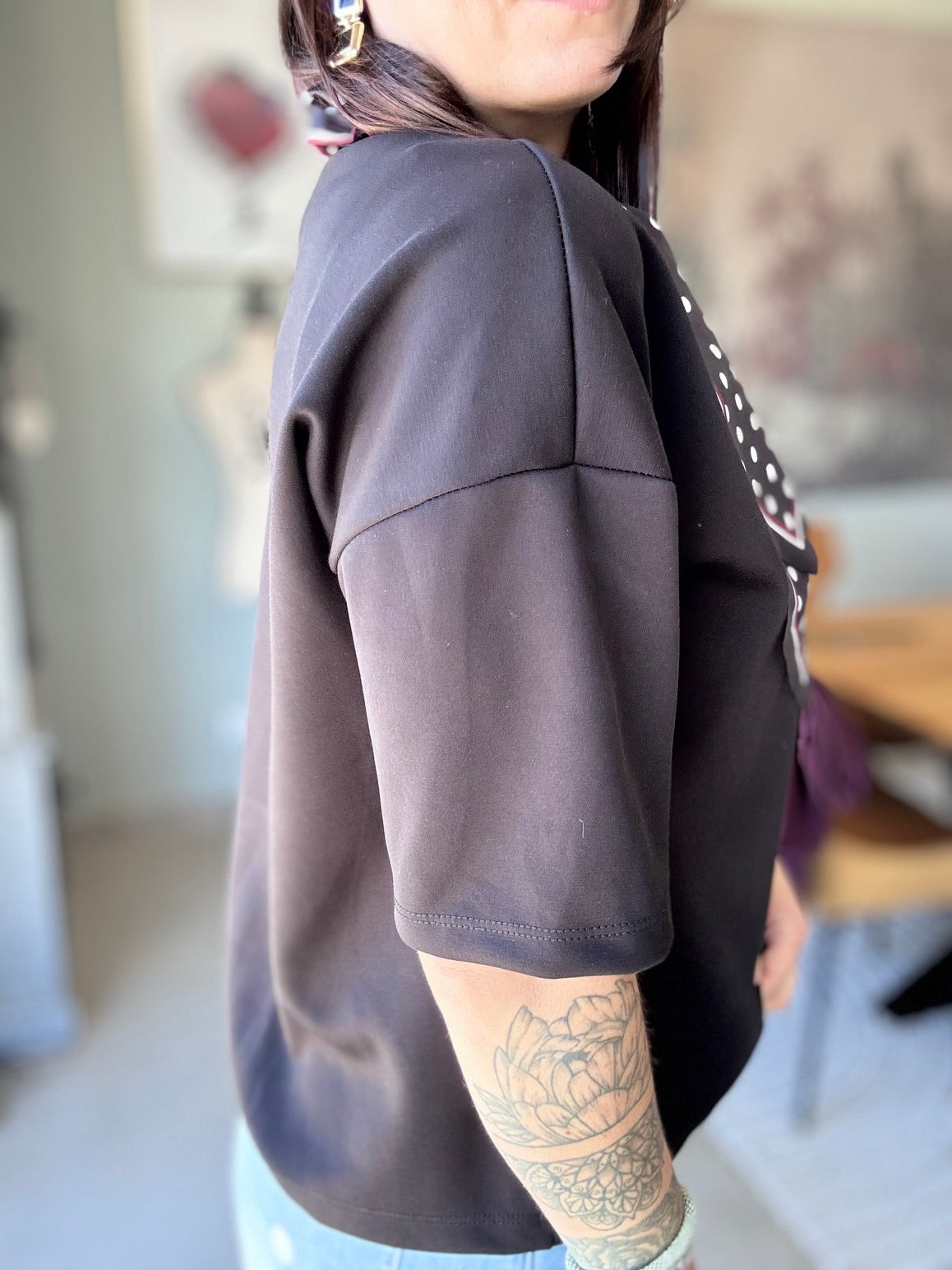 Sweat avec foulard