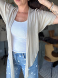 Gilet Boléro Fin Lurex