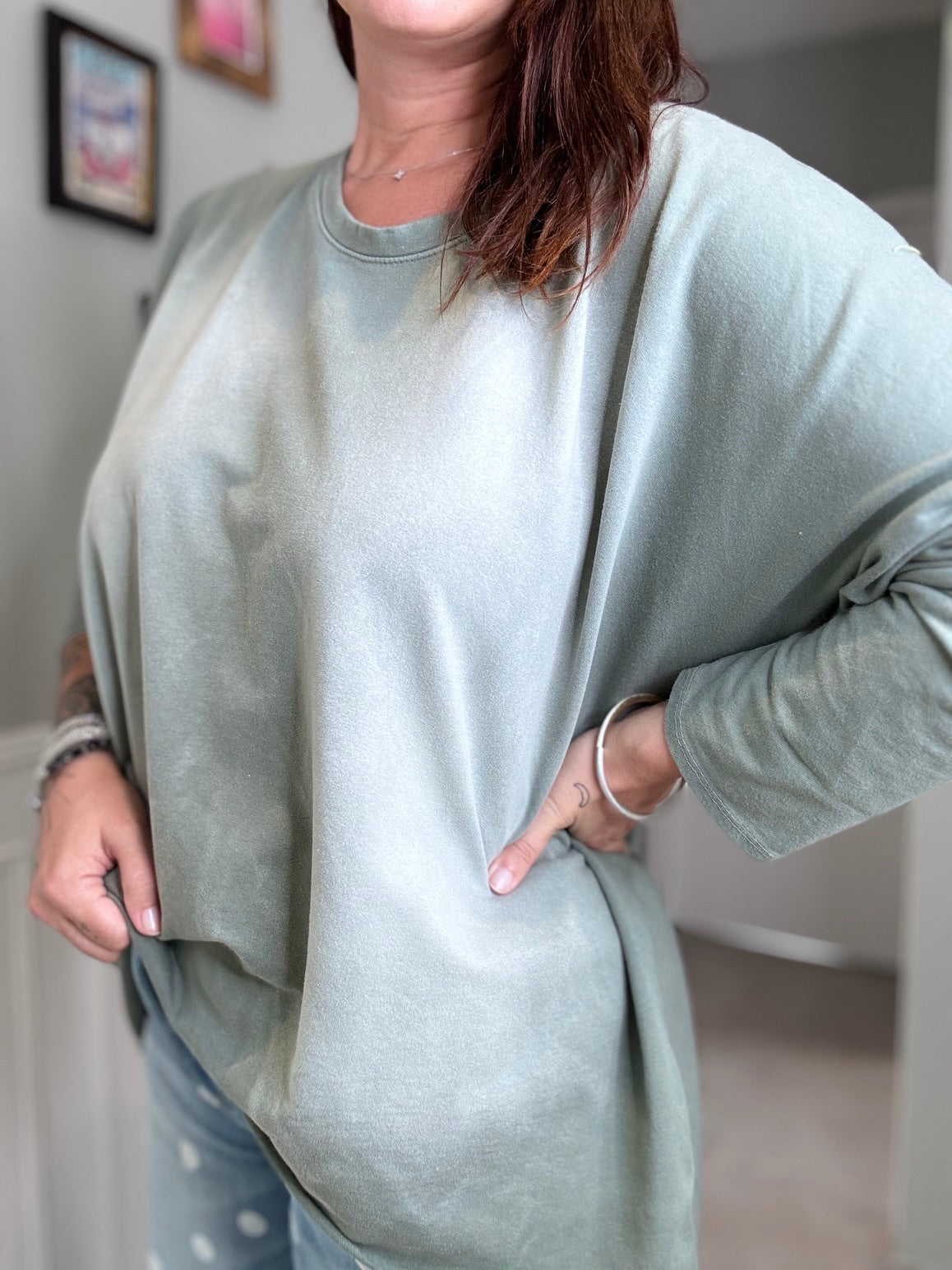 SWEAT FIN OVERSIZE