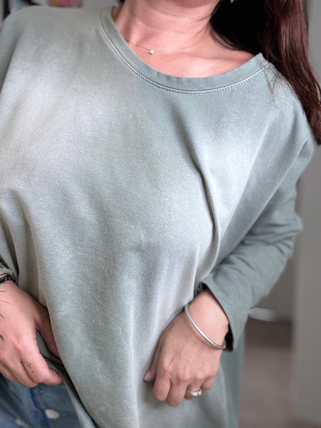 SWEAT FIN OVERSIZE