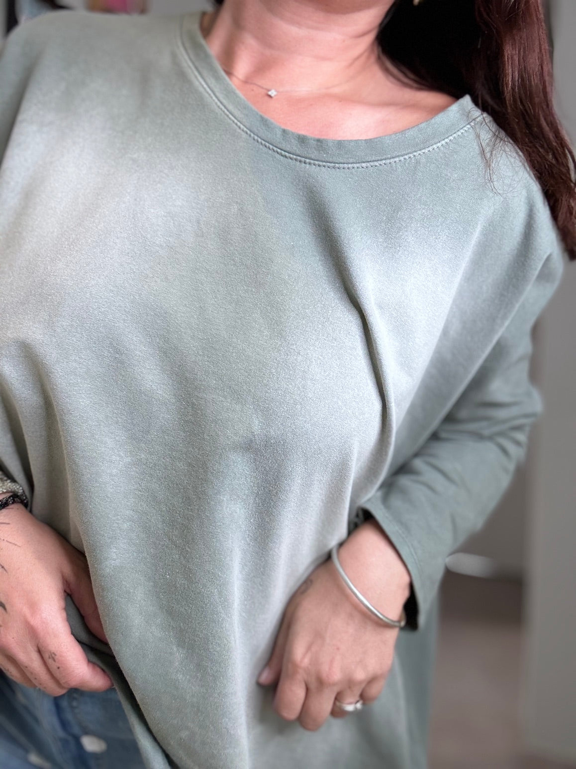 SWEAT FIN OVERSIZE