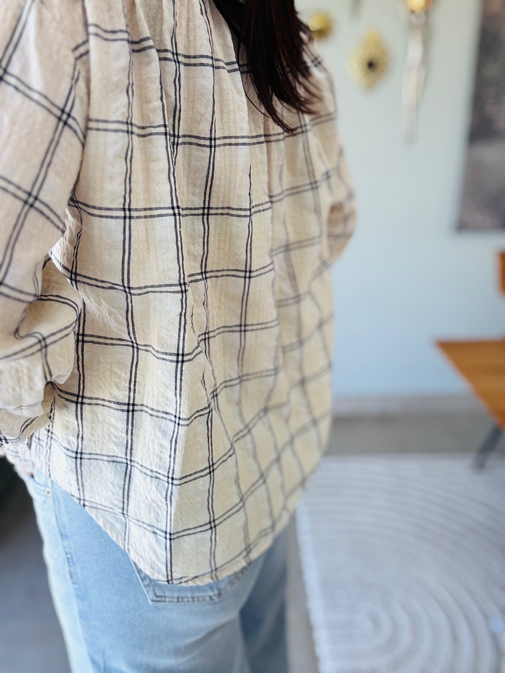 Chemise à carreaux en coton EDIT