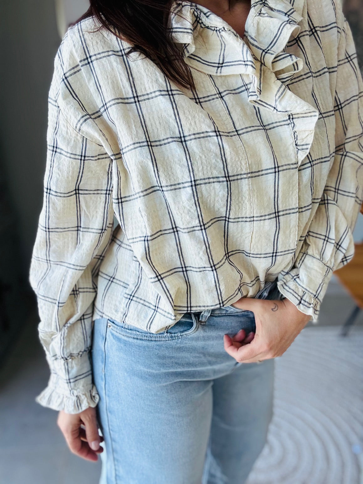 Chemise à carreaux en coton EDIT