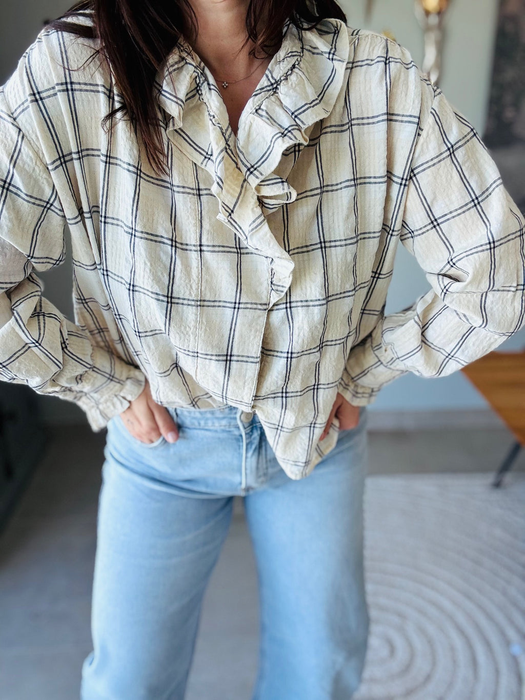 Chemise à carreaux en coton EDIT
