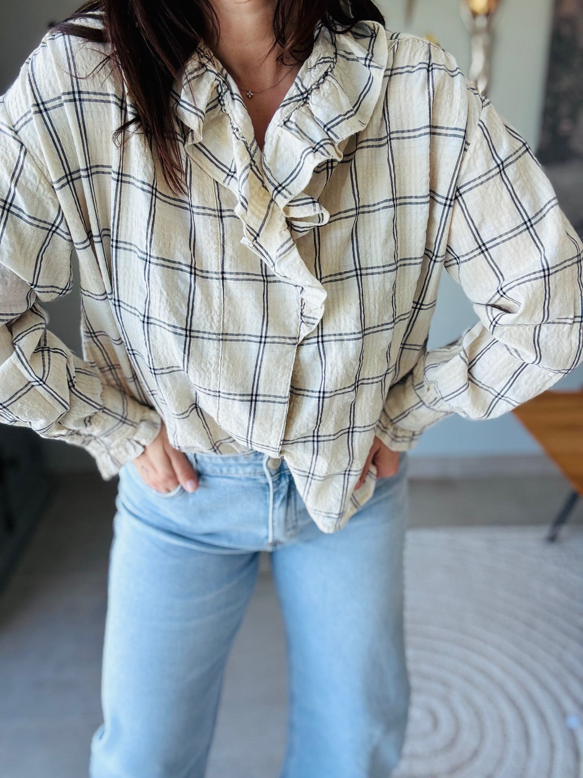 Chemise à carreaux en coton EDIT