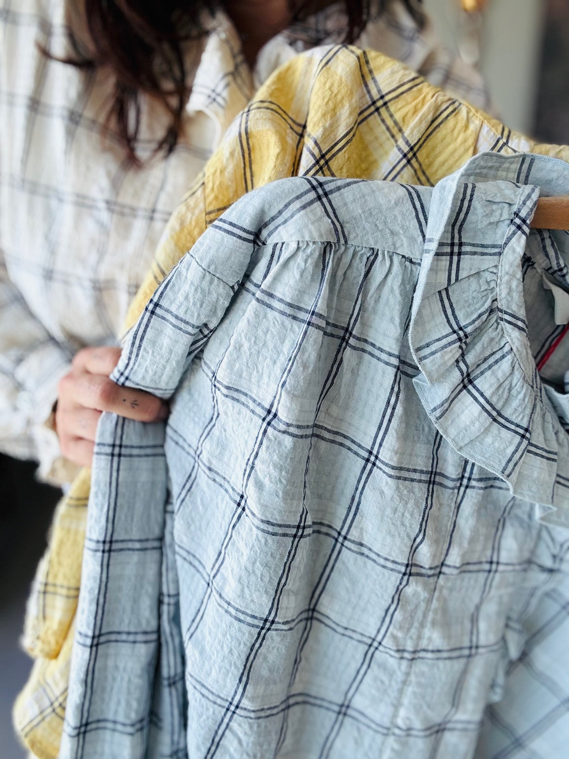 Chemise à carreaux en coton EDIT