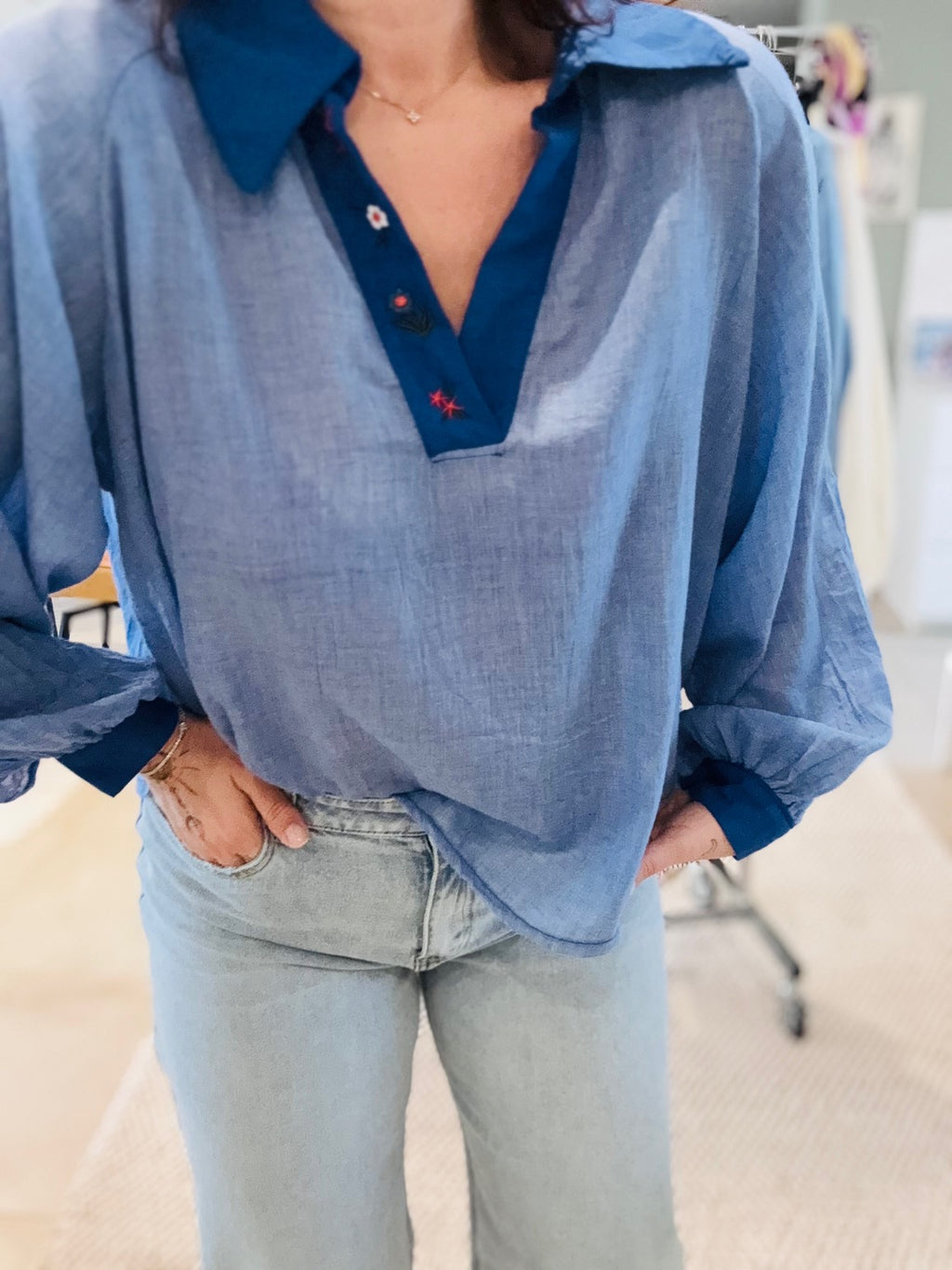 Blouse en coton EDIT