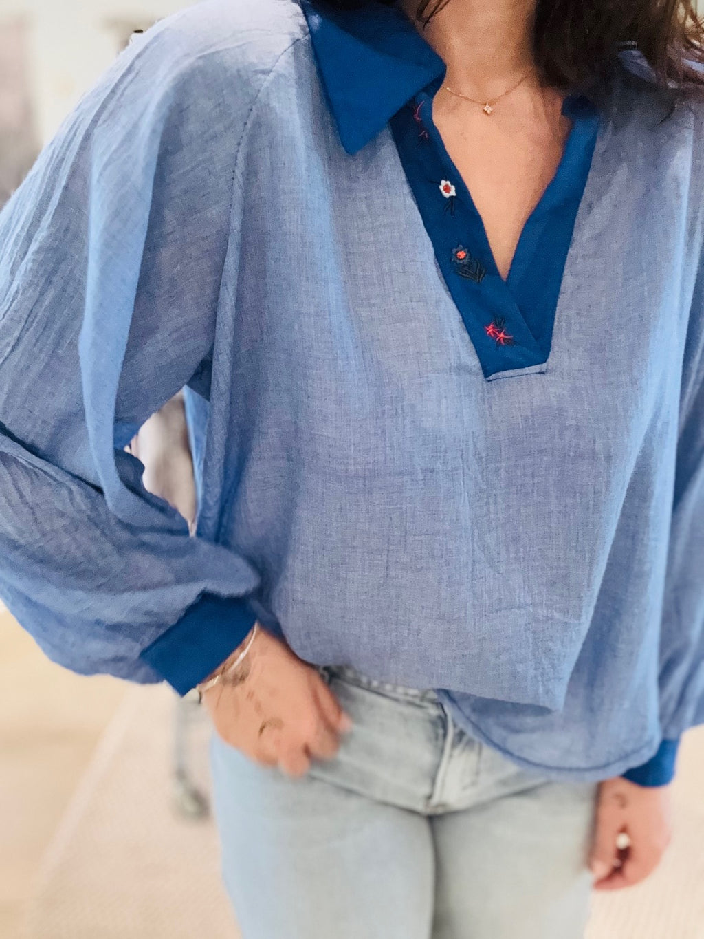 Blouse en coton EDIT