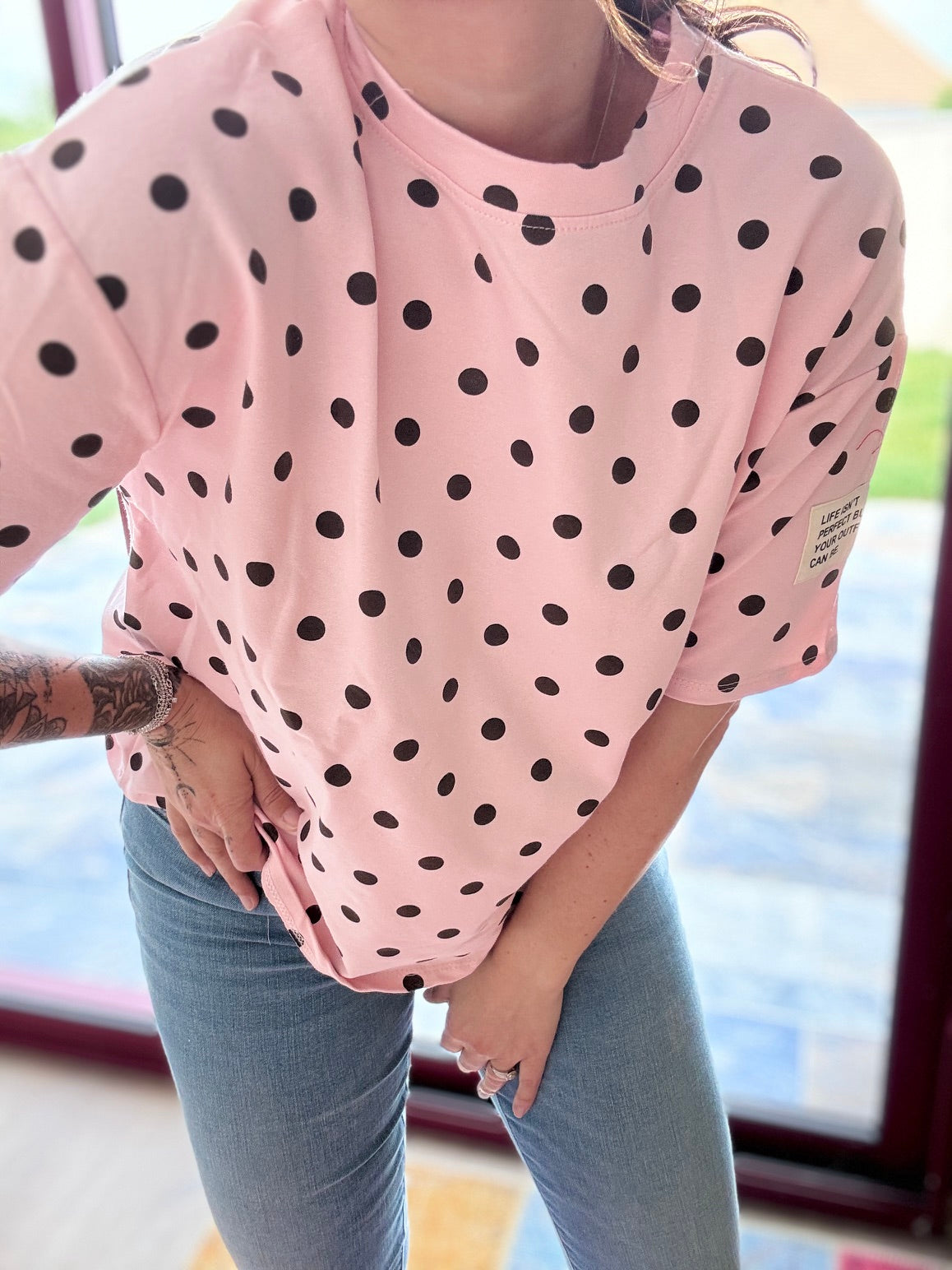 SWEAT à POIS