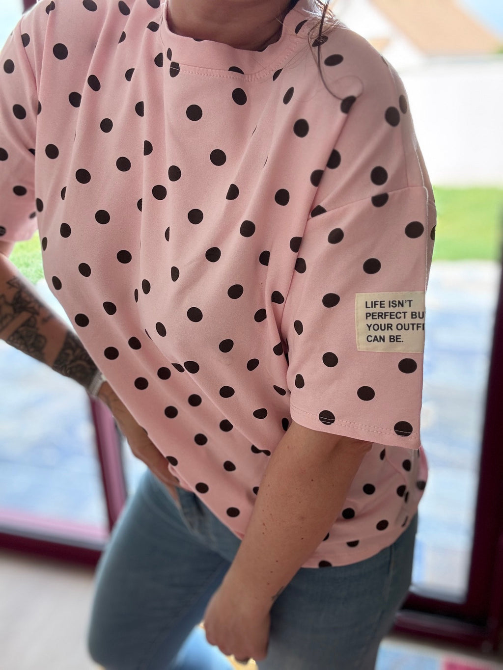 SWEAT à POIS