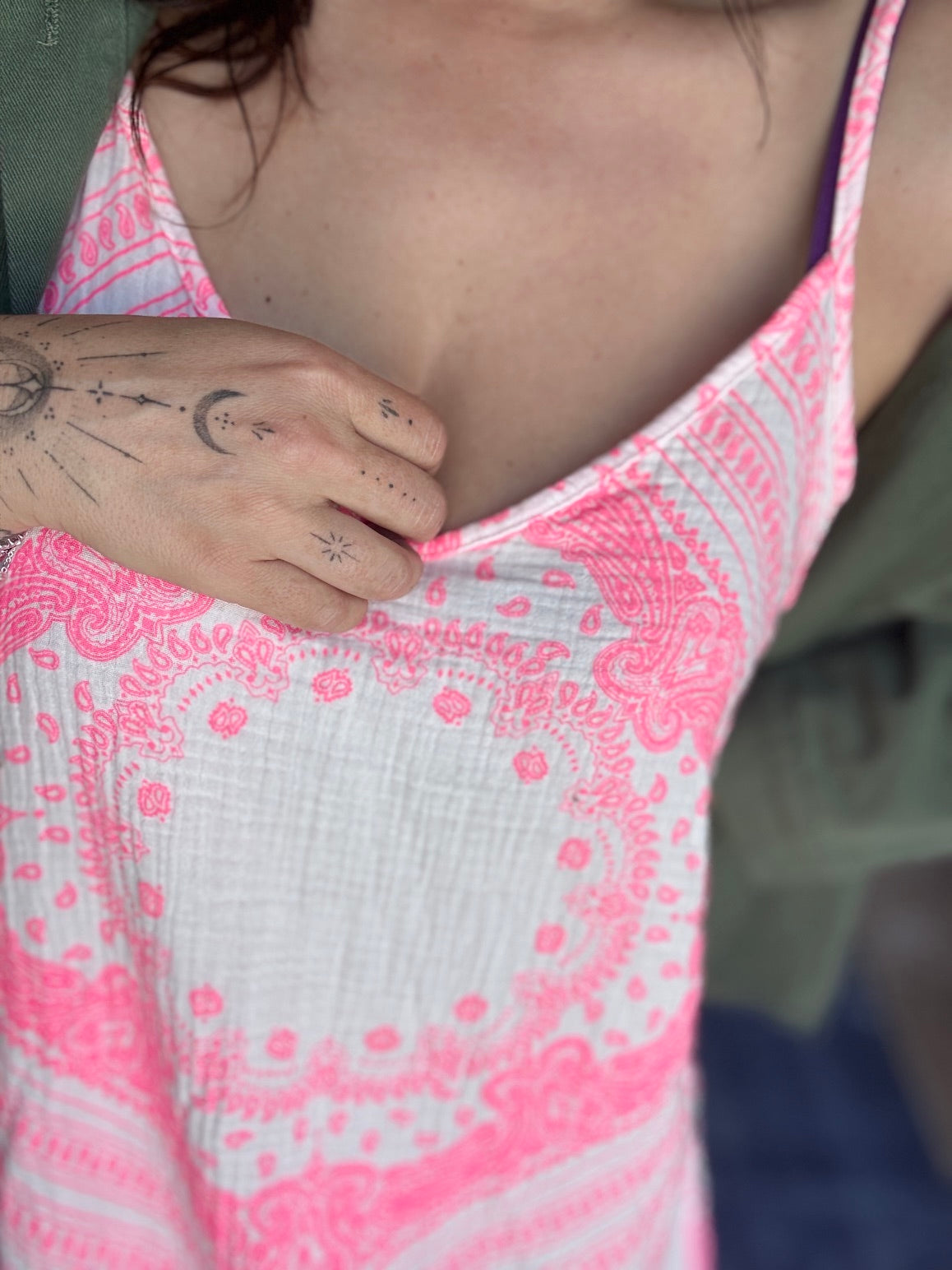ROBE FOULARD ROSE EDIT