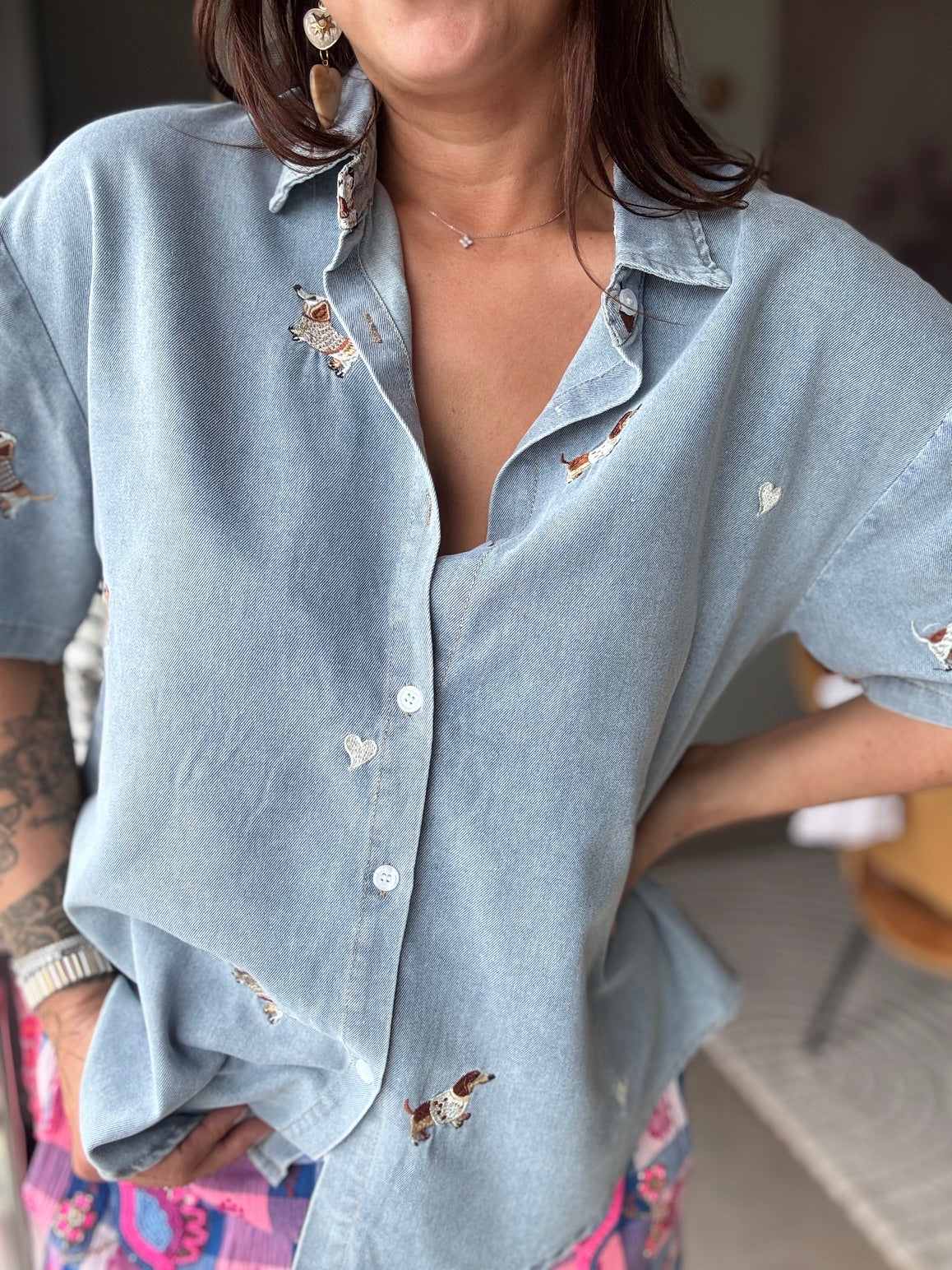 Chemise en Jeans