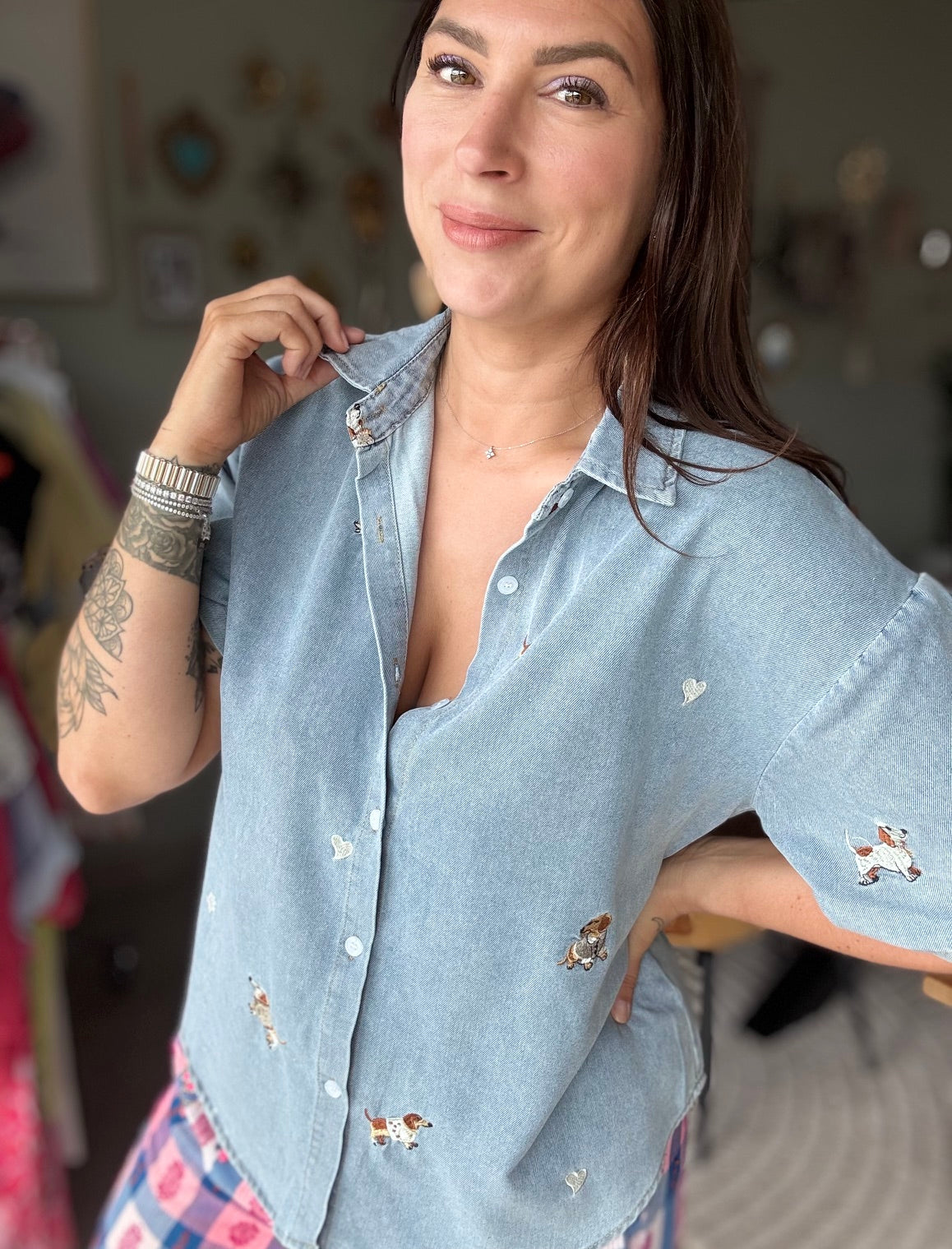Chemise en Jeans