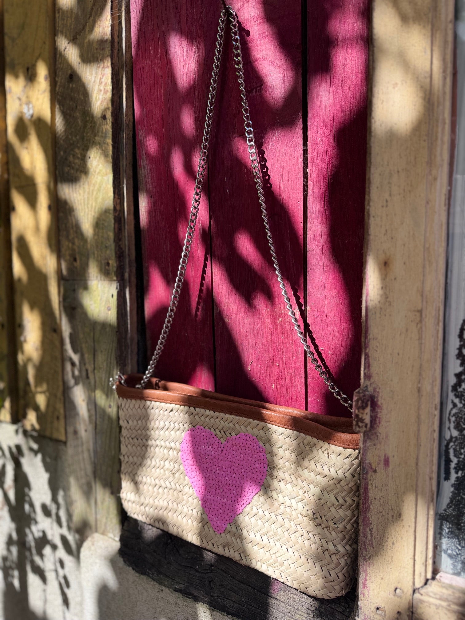 Pochette Marrakech Coeur Rose