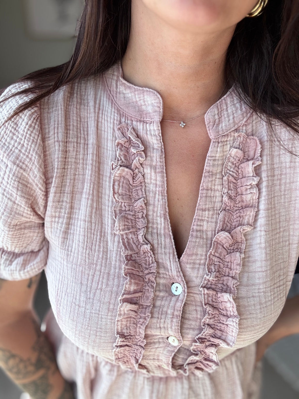 Robe gaz de coton