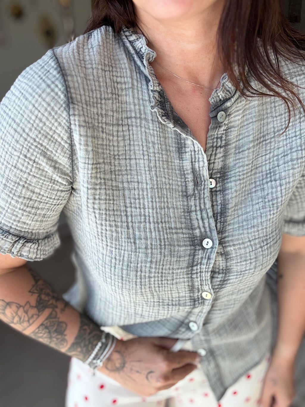 Chemise Gaz de coton