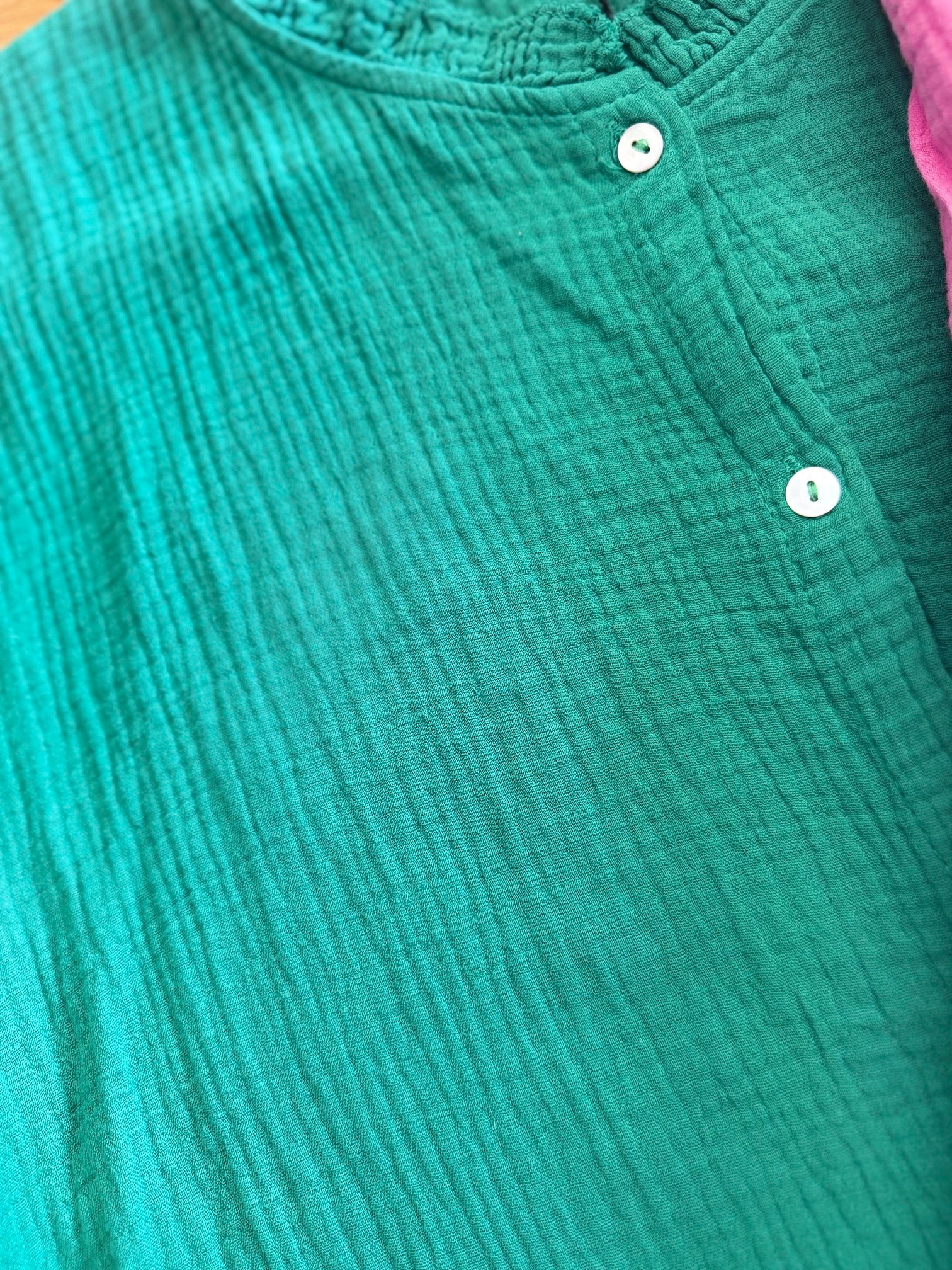Blouse chemise gaz de coton