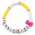Bracelet élastique à message